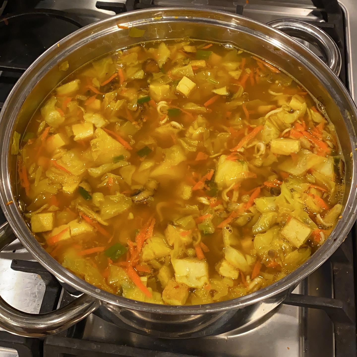 ramen with turmeric and ginger