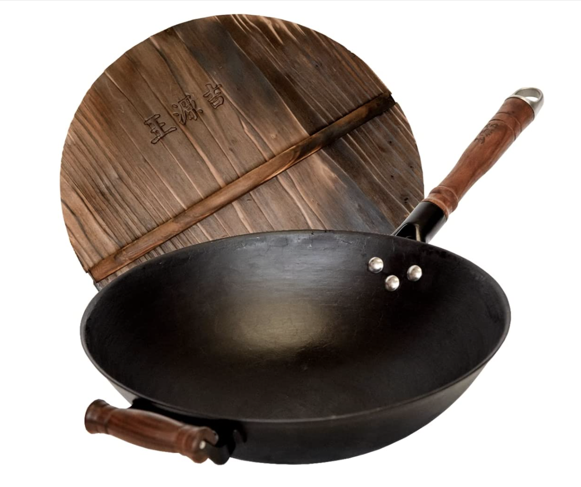 cast iron wok